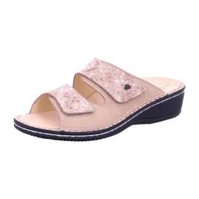 Finn Comfort Women's Beige Comfort Slippers - Stylish & Durable House Shoes New