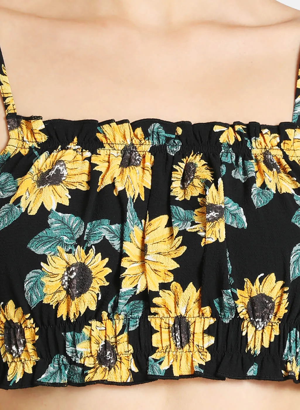 Floral Printed Crop Top