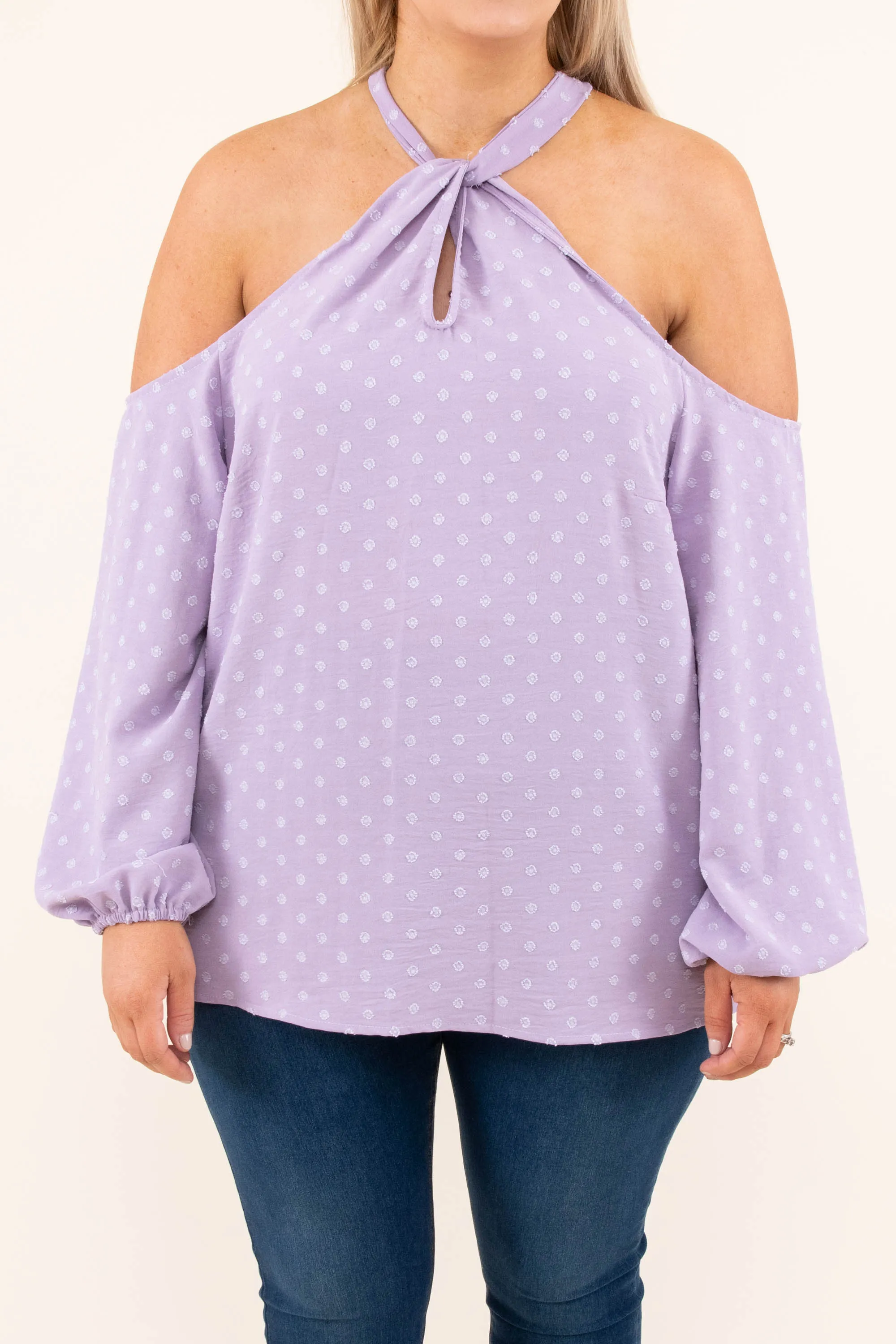 Fun In The City Blouse, Lilac