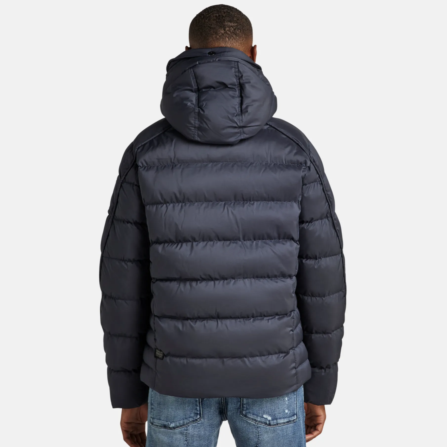 G-Star Raw G-Whistler Puffer Hooded Navy Jacket