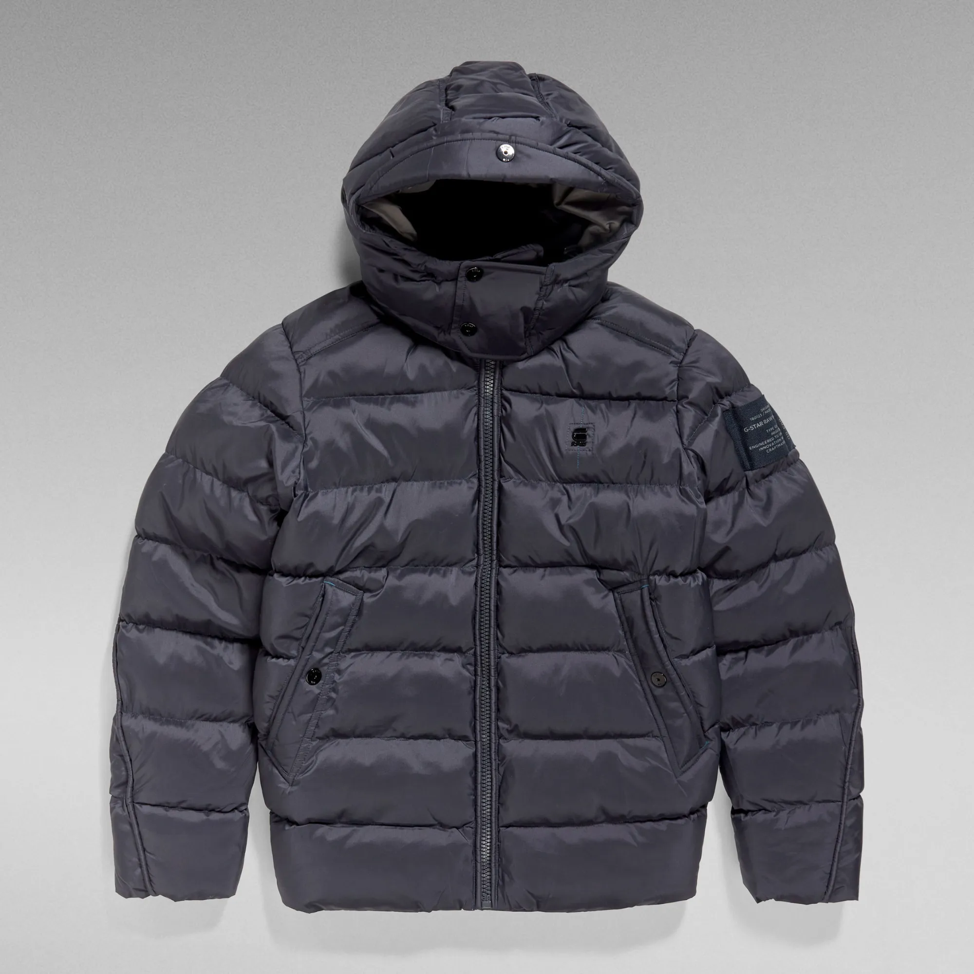 G-Star Raw G-Whistler Puffer Hooded Navy Jacket