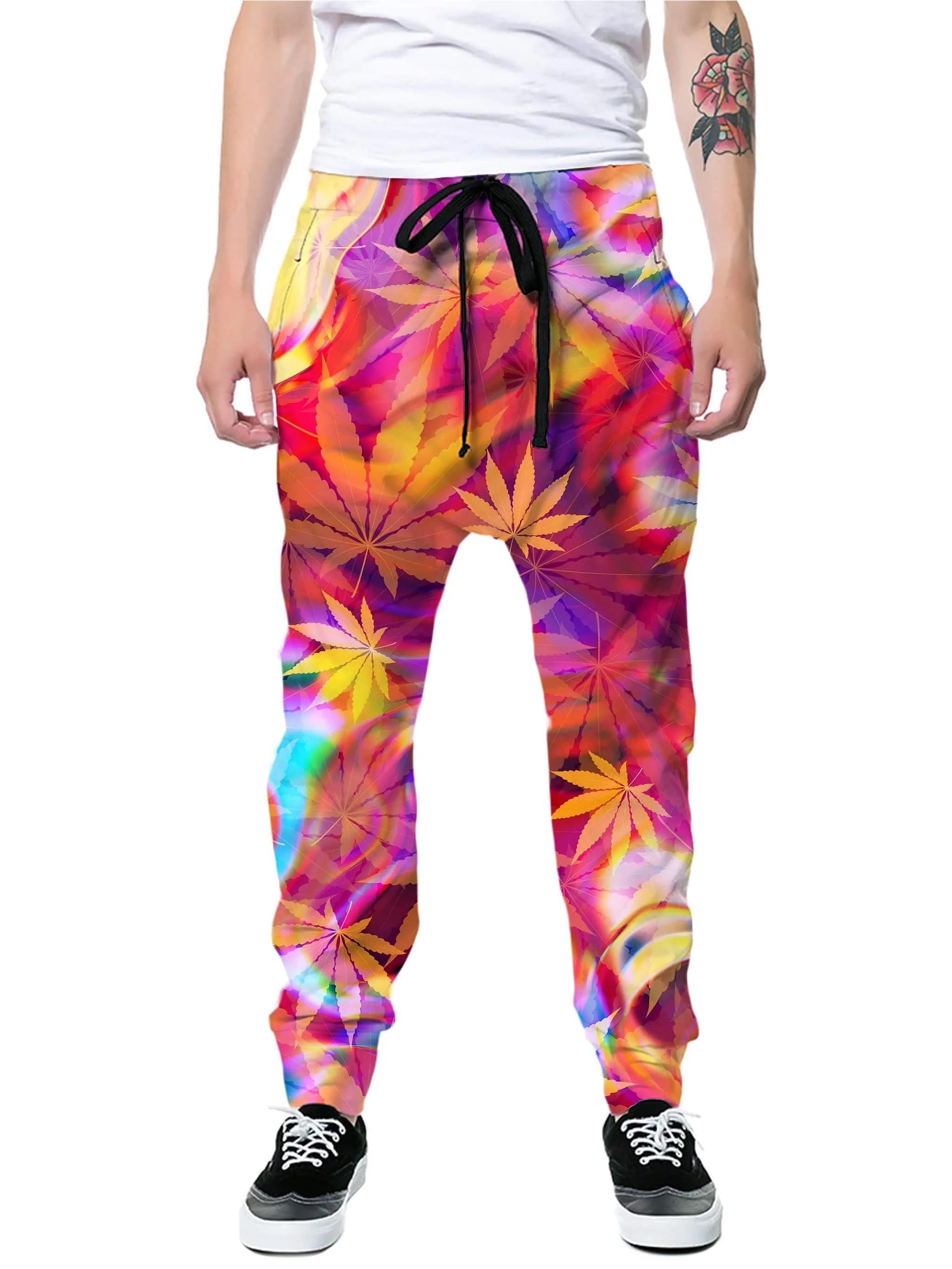 Ganja Dreamin Zip-Up Hoodie and Joggers Combo