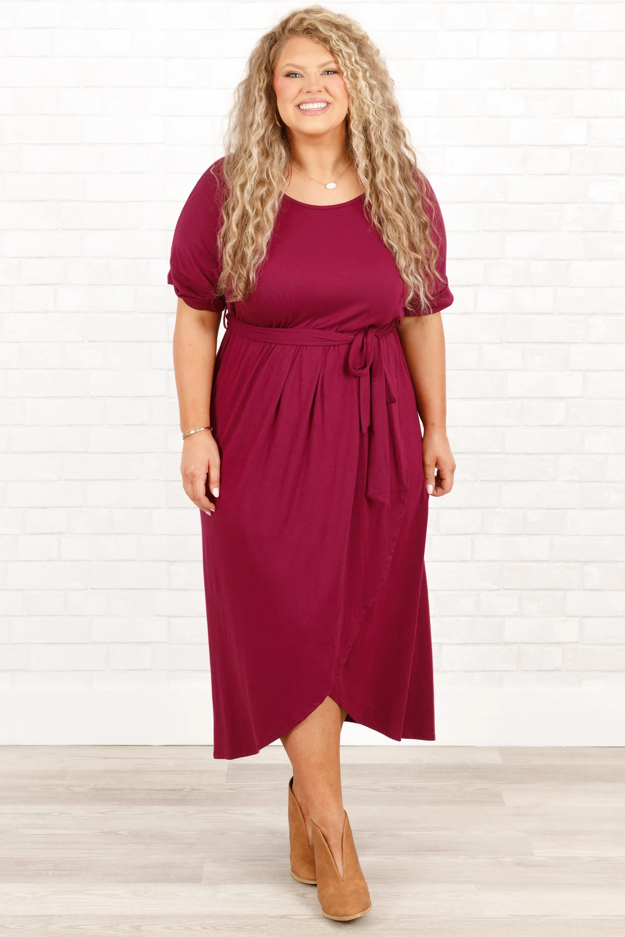 I'm Speechless Dress, Dark Plum