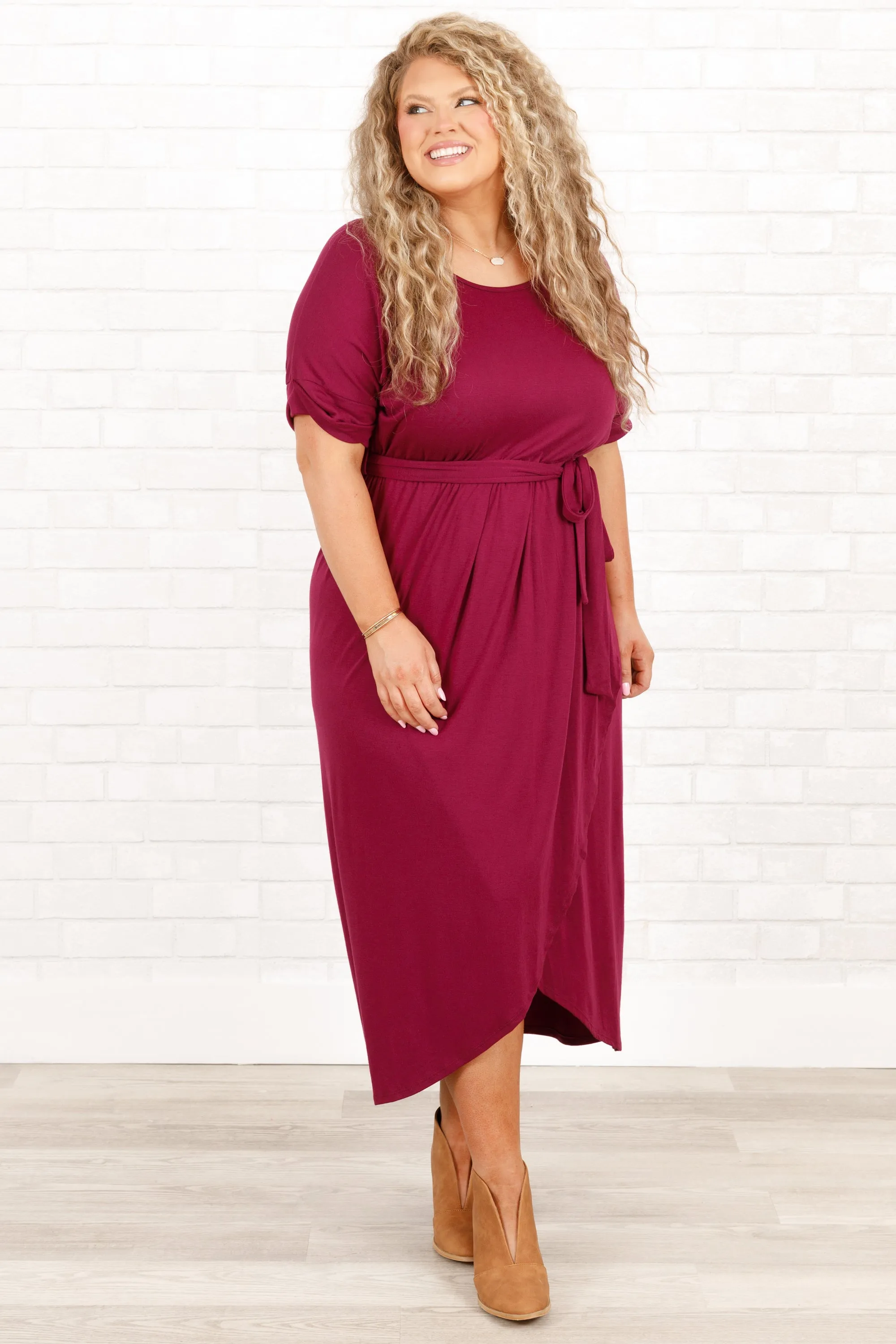 I'm Speechless Dress, Dark Plum