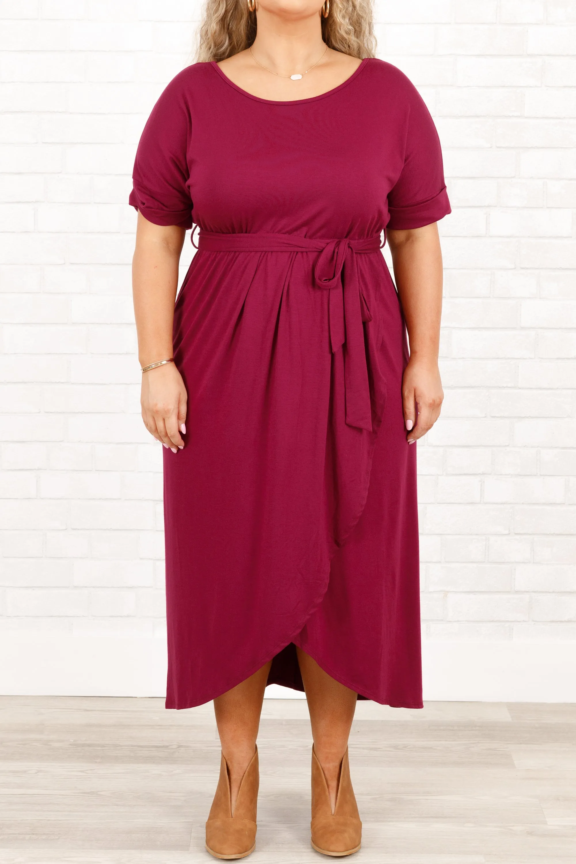 I'm Speechless Dress, Dark Plum