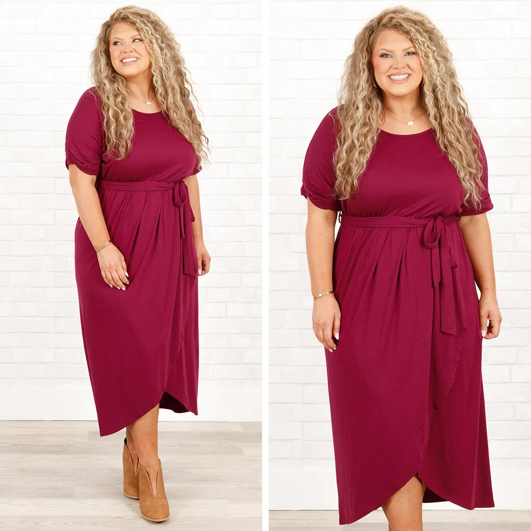 I'm Speechless Dress, Dark Plum