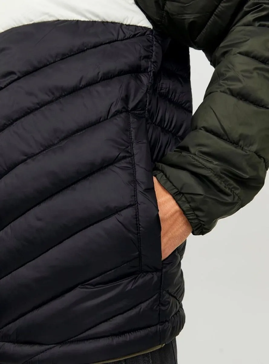 Jack & Jones Hero Puffer Hooded Jacket Rosin/Blocked