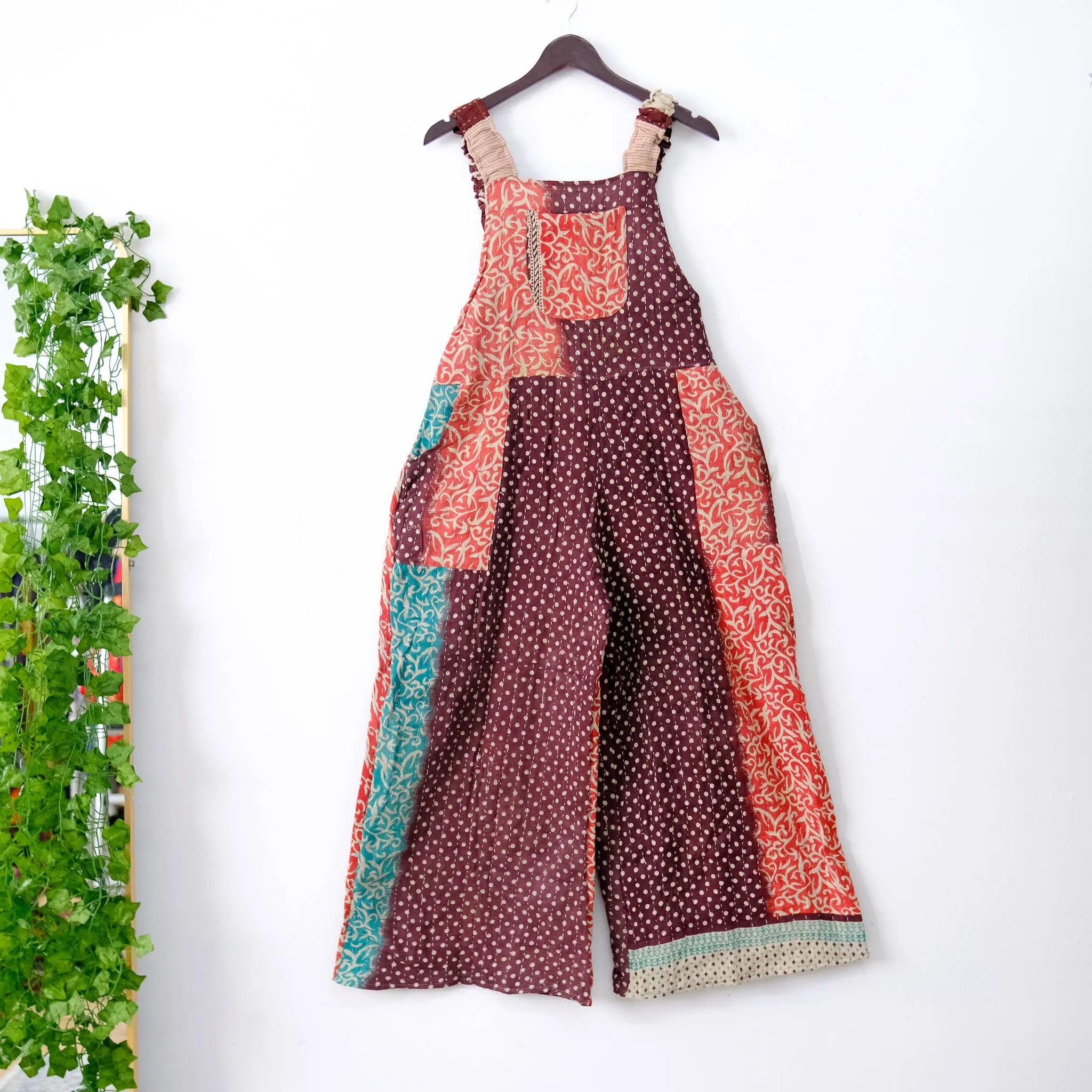 Kantha Handmade Wide Leg Jumpsuit