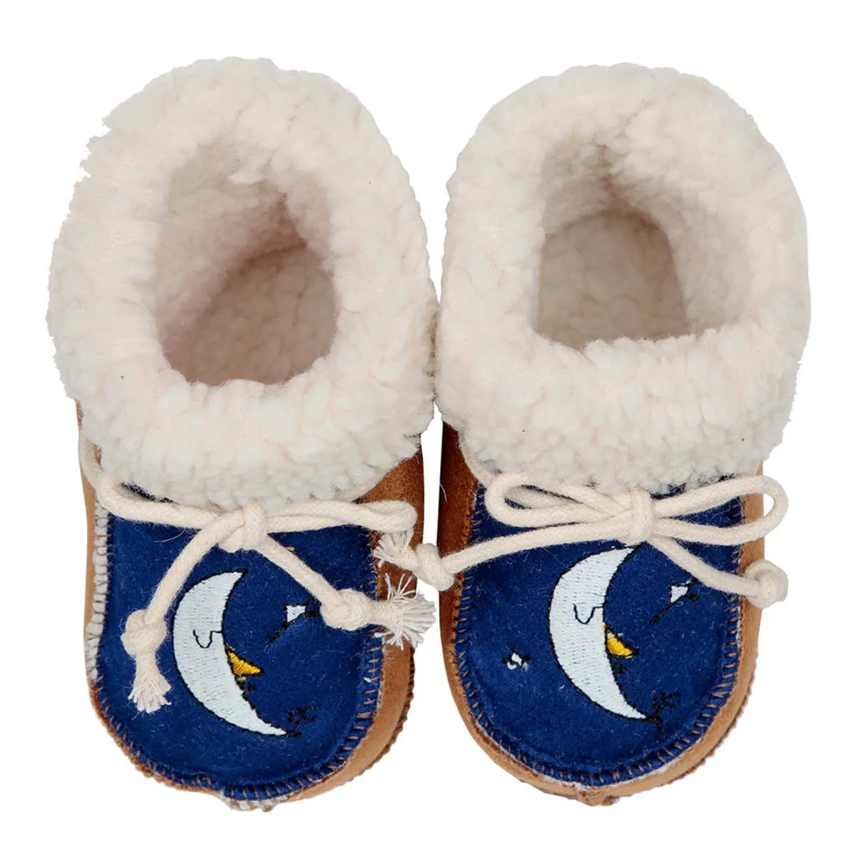 Kids Bobo Choses Baby Beneath The Moon Booties - Brown