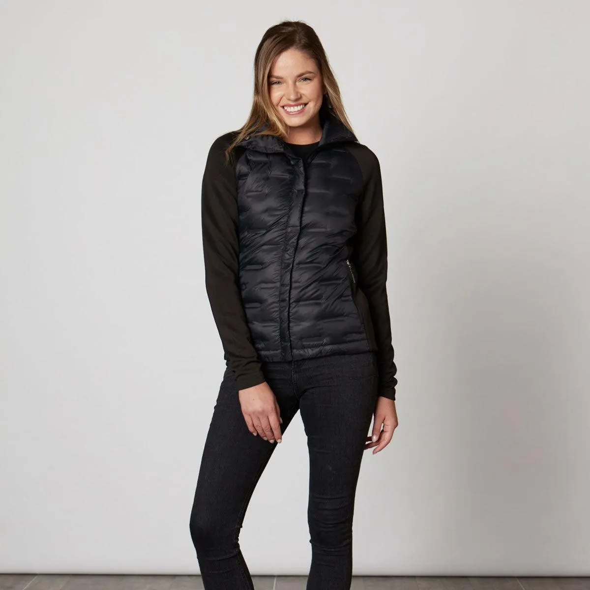 Ladies Hybrid Puffer Jacket