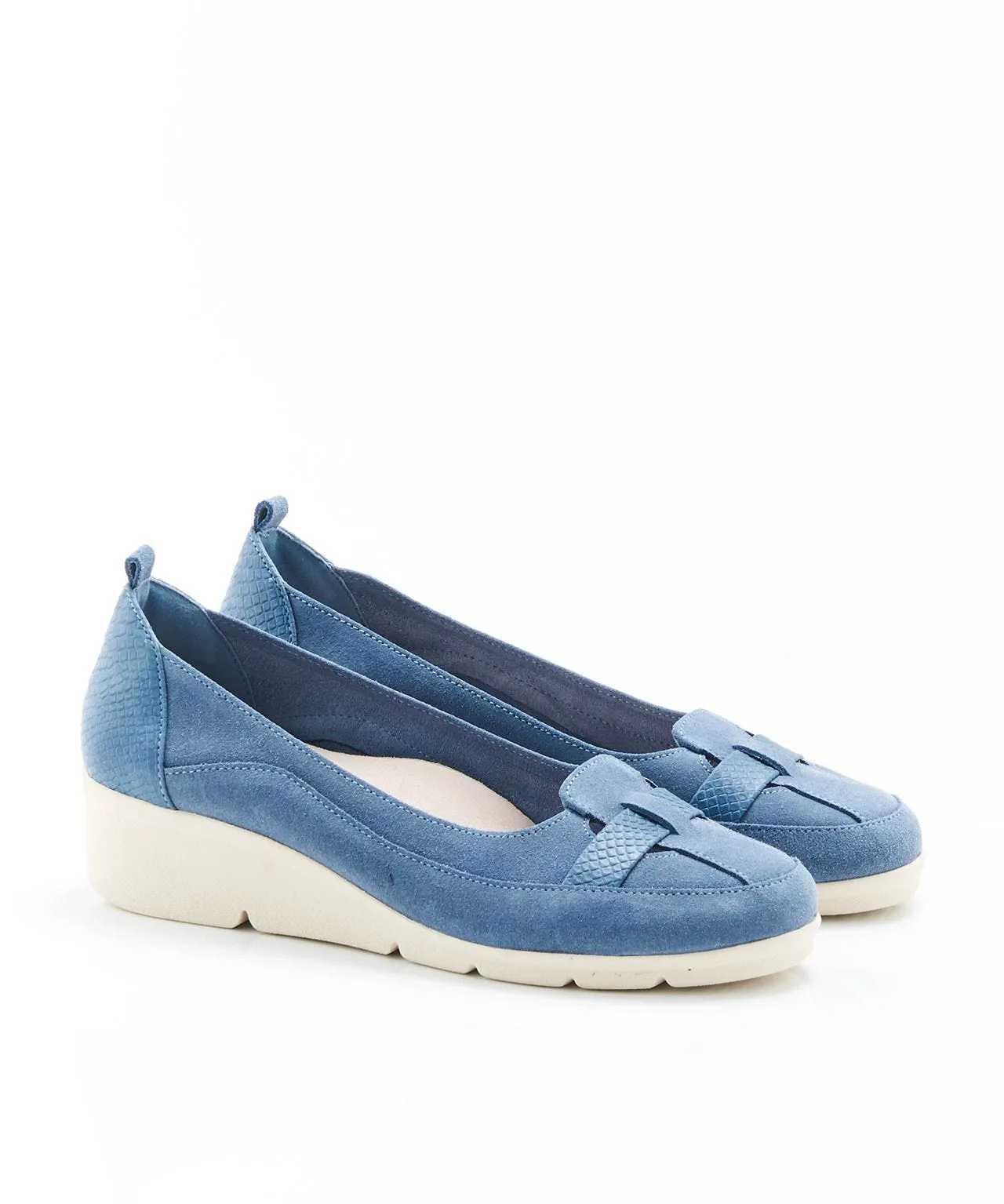 Light Blue Moccasins