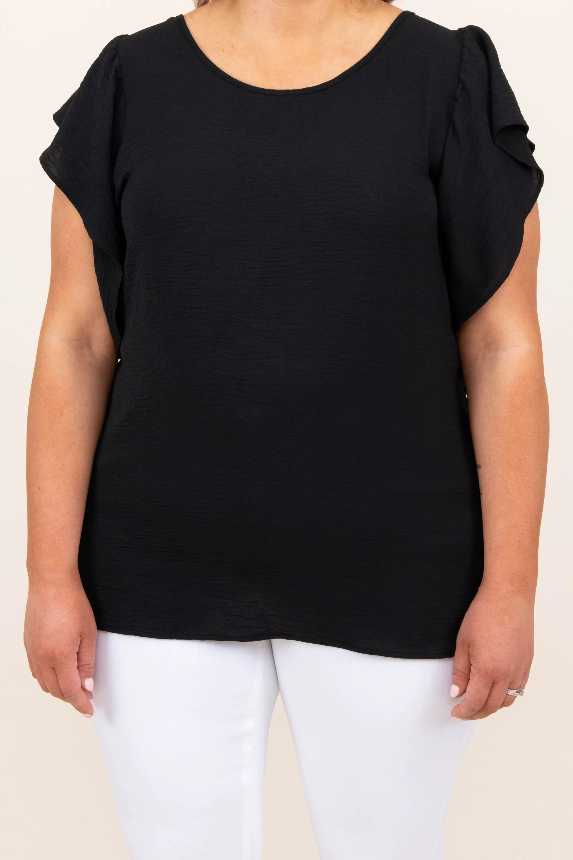 Like I Said Blouse, Black