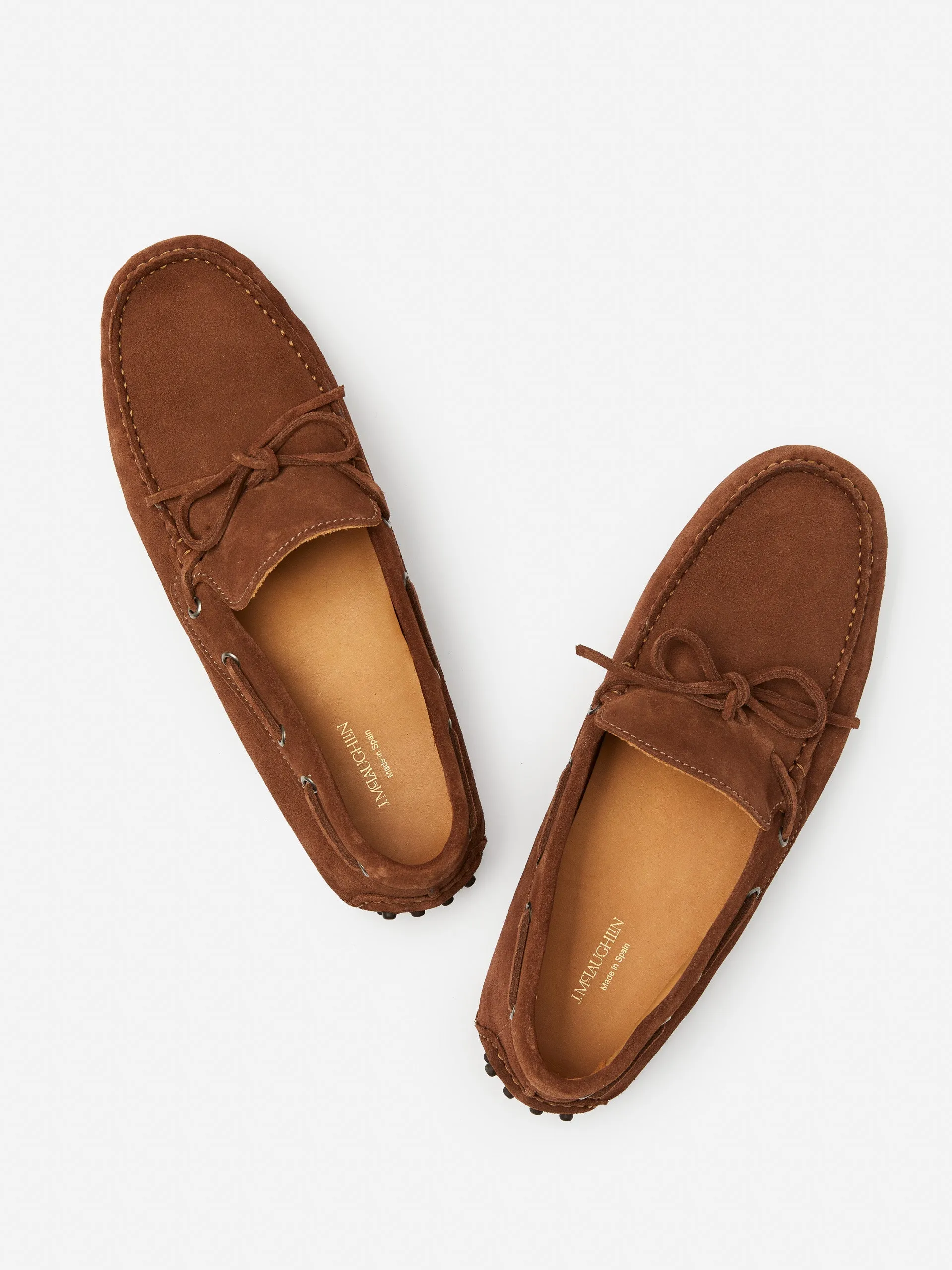 Linus Suede Driving Moccasins