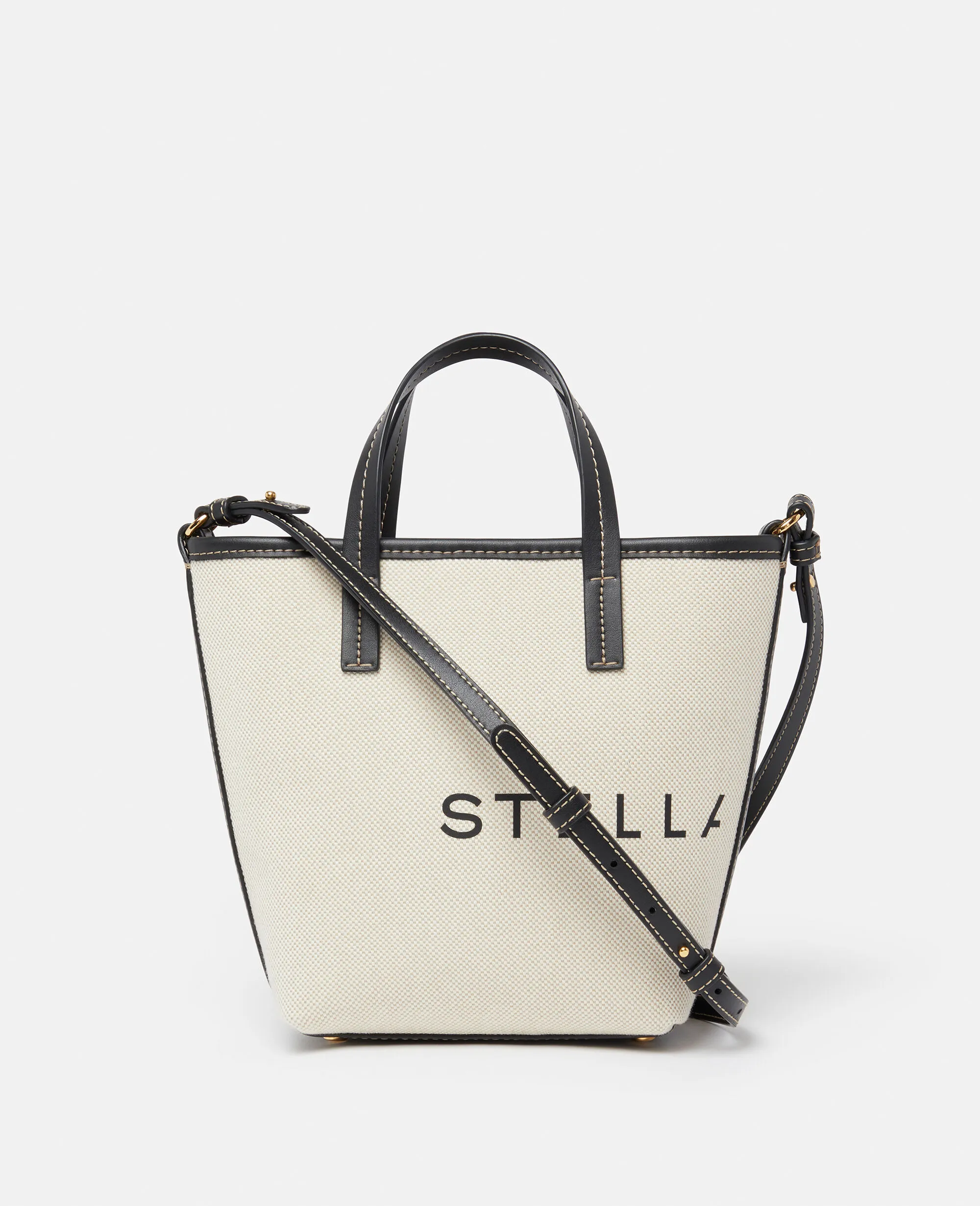 Logo Canvas Crossbody Tote Bag