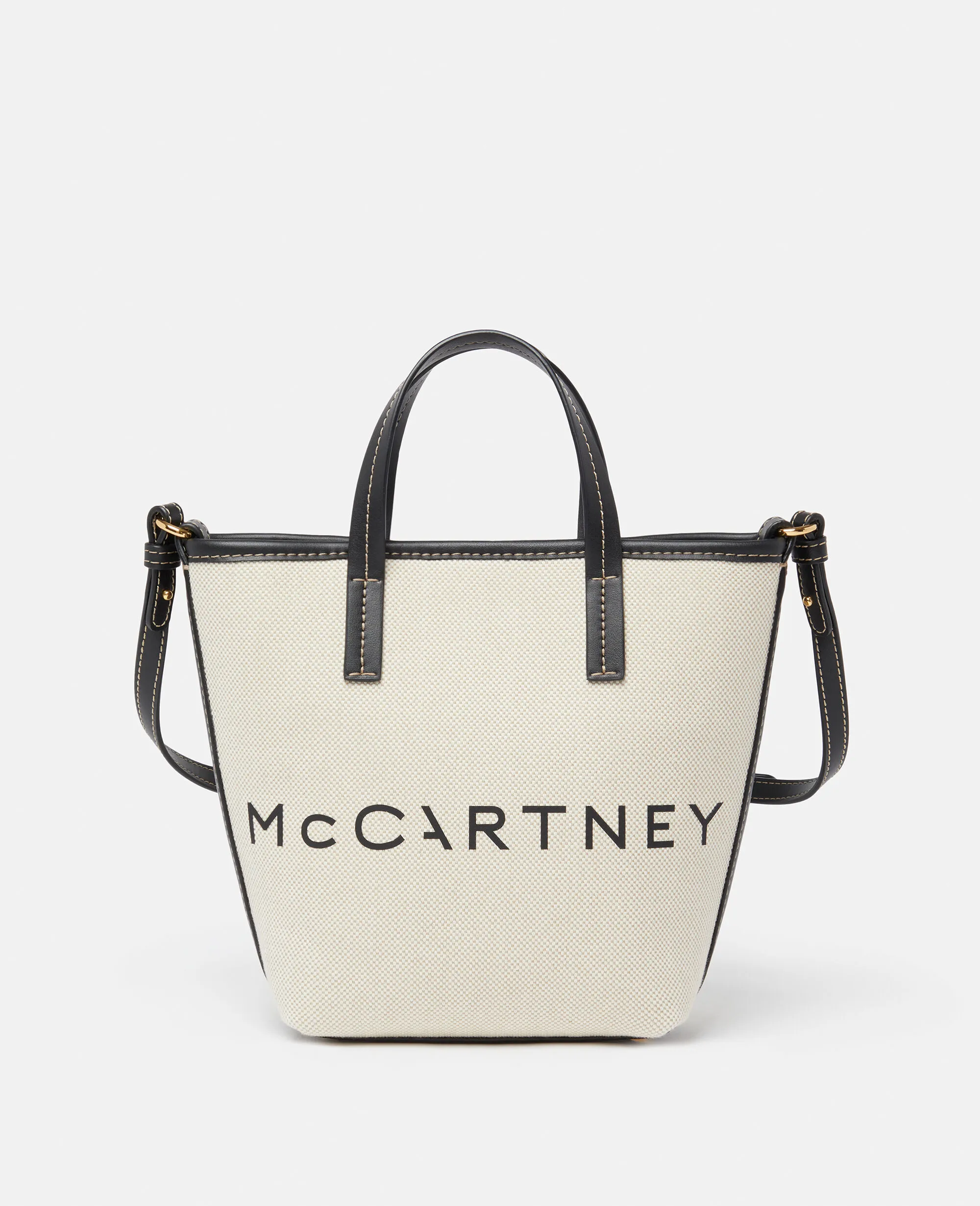 Logo Canvas Crossbody Tote Bag