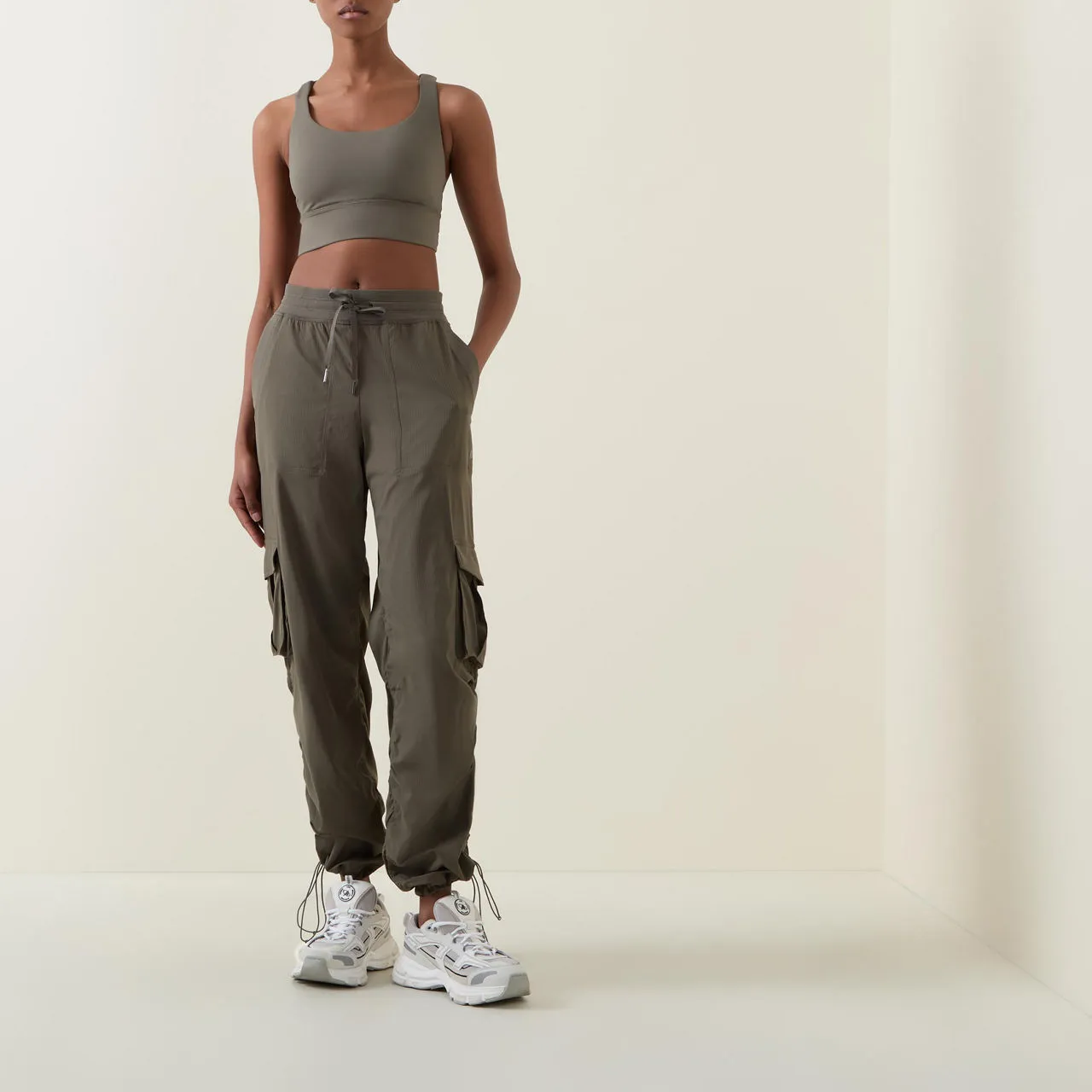 LULULEMON Dance Studio Relaxed-Fit Cargo Joggers - Khaki