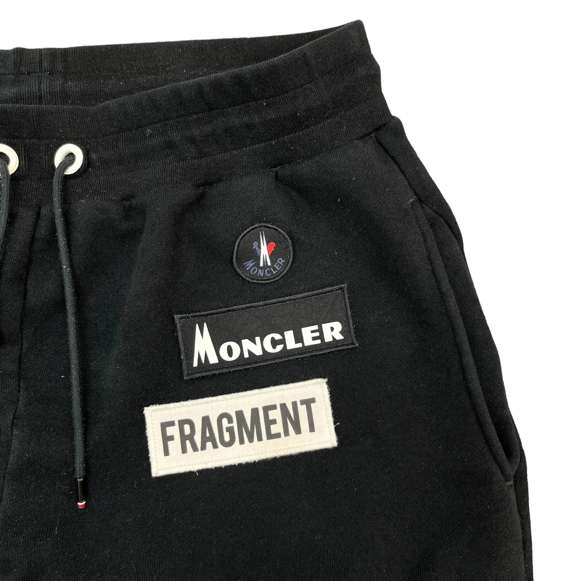 Men's X Fragment Patch Logo Joggers Black Size L