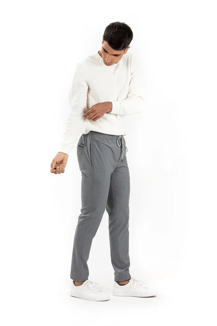 Mineral Grey Stretch Joggers