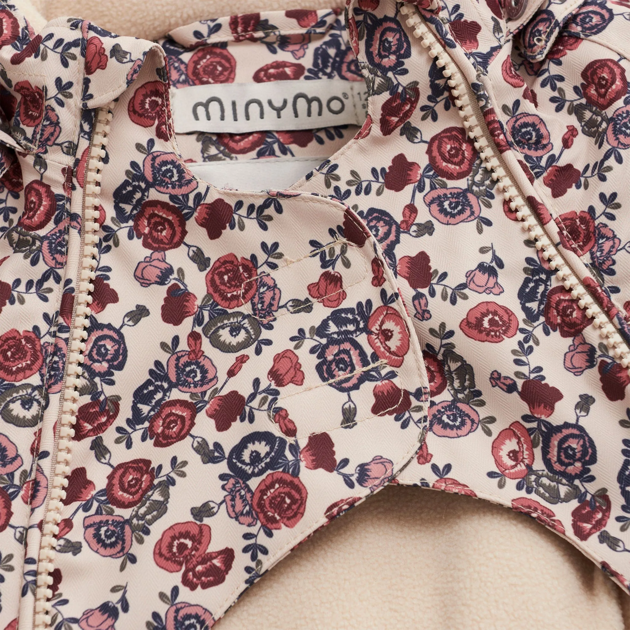 Minymo Flower AOP Snowsuit 9-24m  - Clement