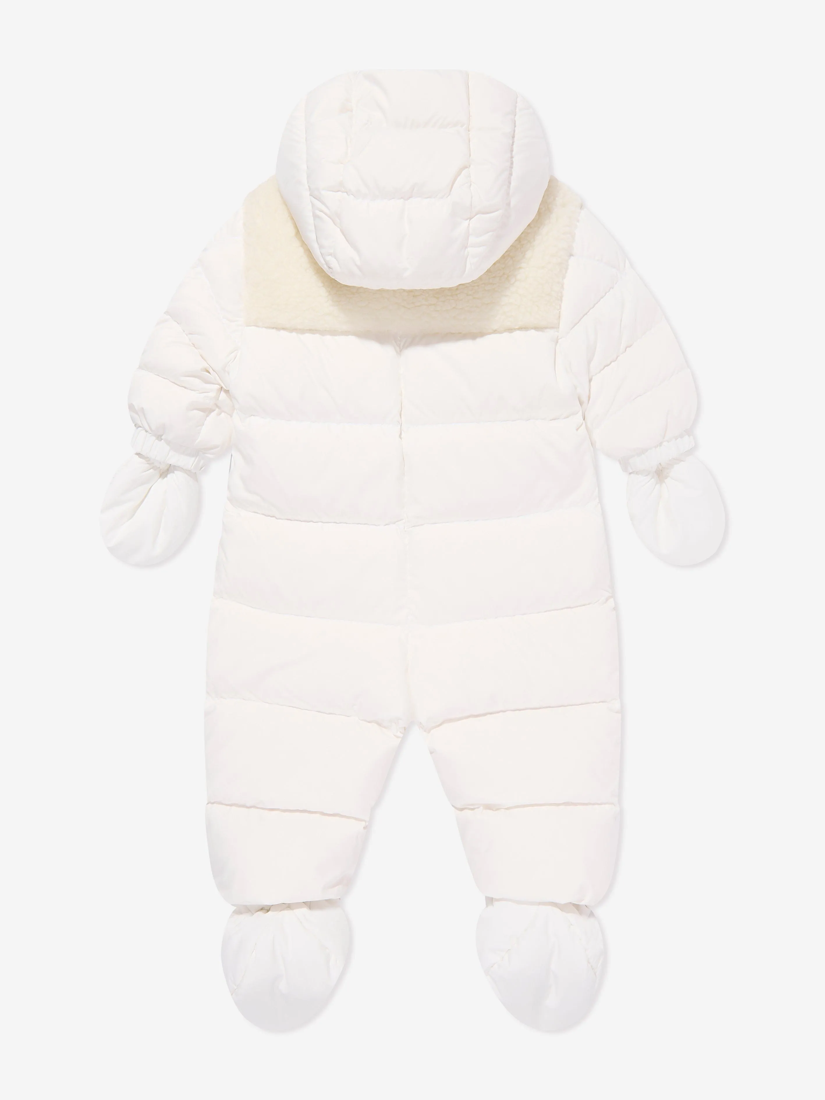 Moncler Enfant Baby Down Padded Sefou Snowsuit in White