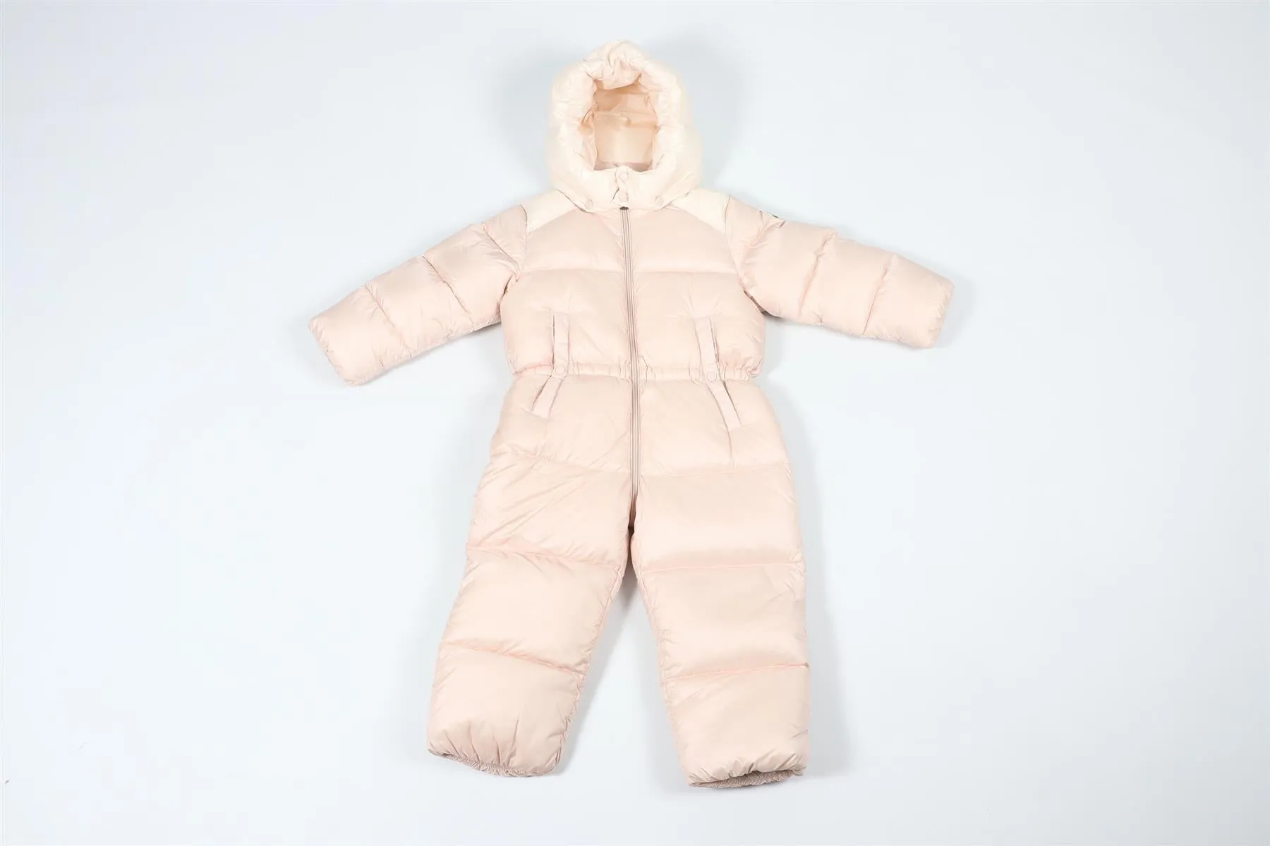 MONCLER PINK KIDS GIRLS PADDED SNOWSUIT 2 YEARS