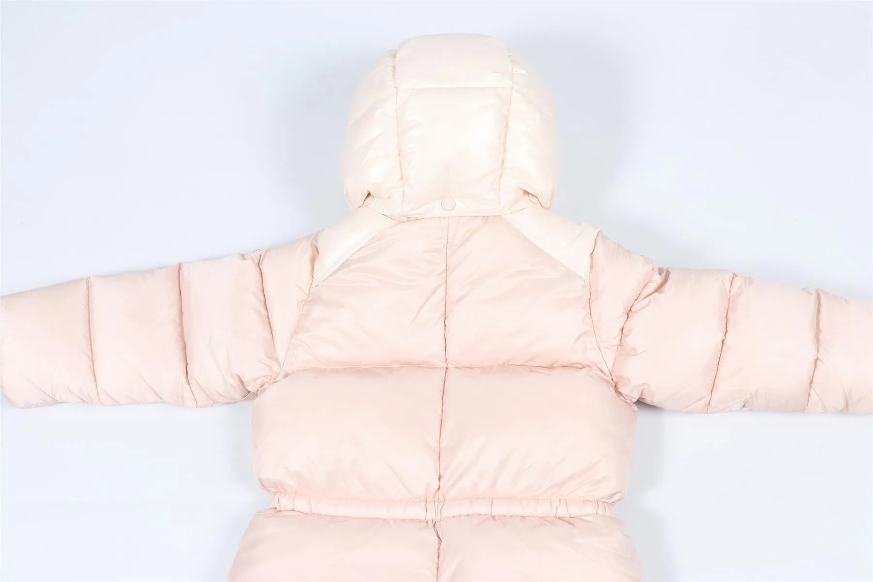 MONCLER PINK KIDS GIRLS PADDED SNOWSUIT 2 YEARS