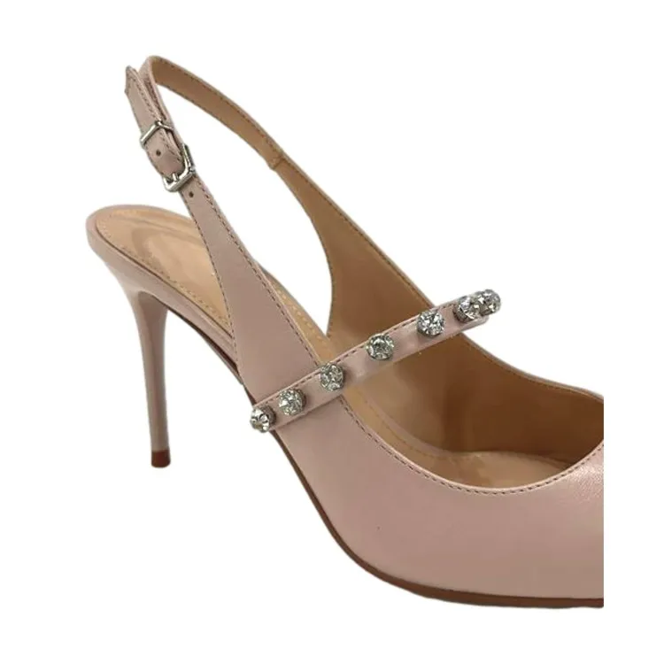 NINE WEST PRATO Decollette Donna Sling Back Tacco Alto Rosa