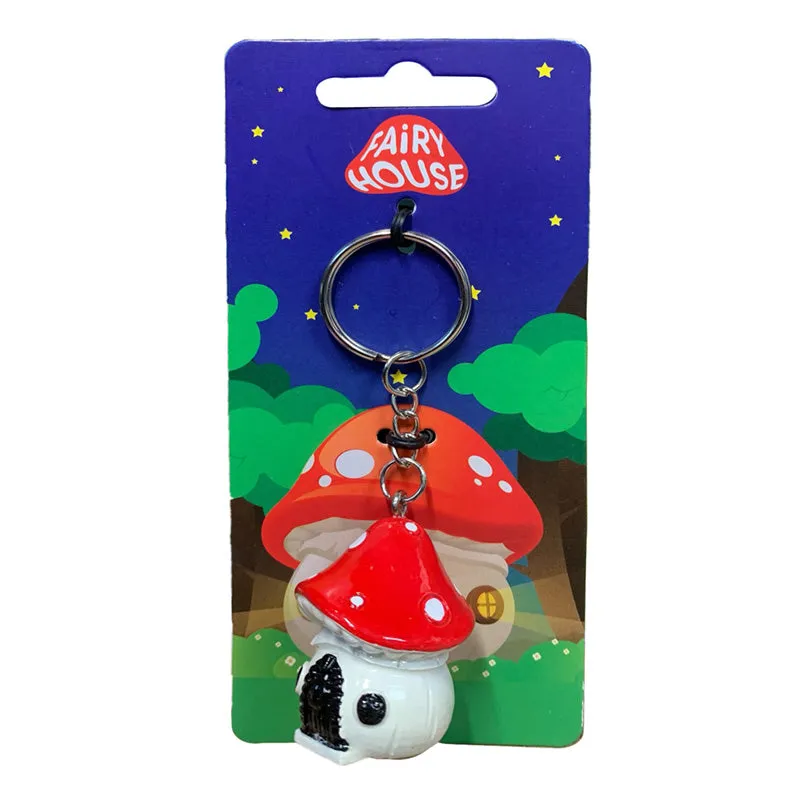 Novelty Keyring - Toadstool Fairy House KEY272