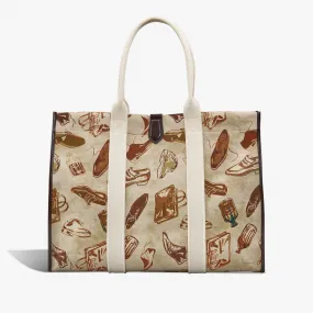 Open Tote XL Printed Fabric Tote Bag