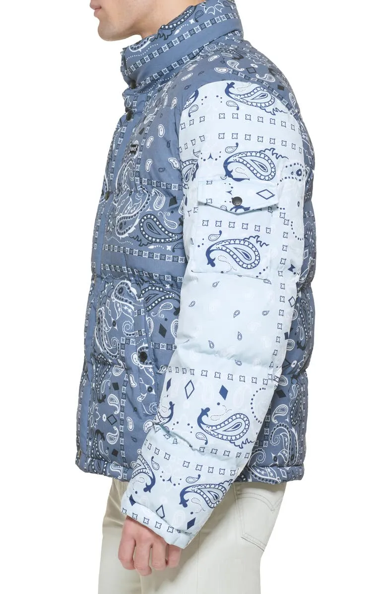 Patterned Water Resistant Puffer Jacket | The Puffer Jacket