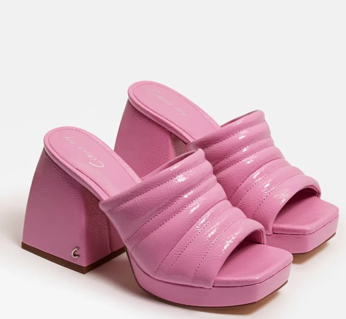 Pink Wedge Heel