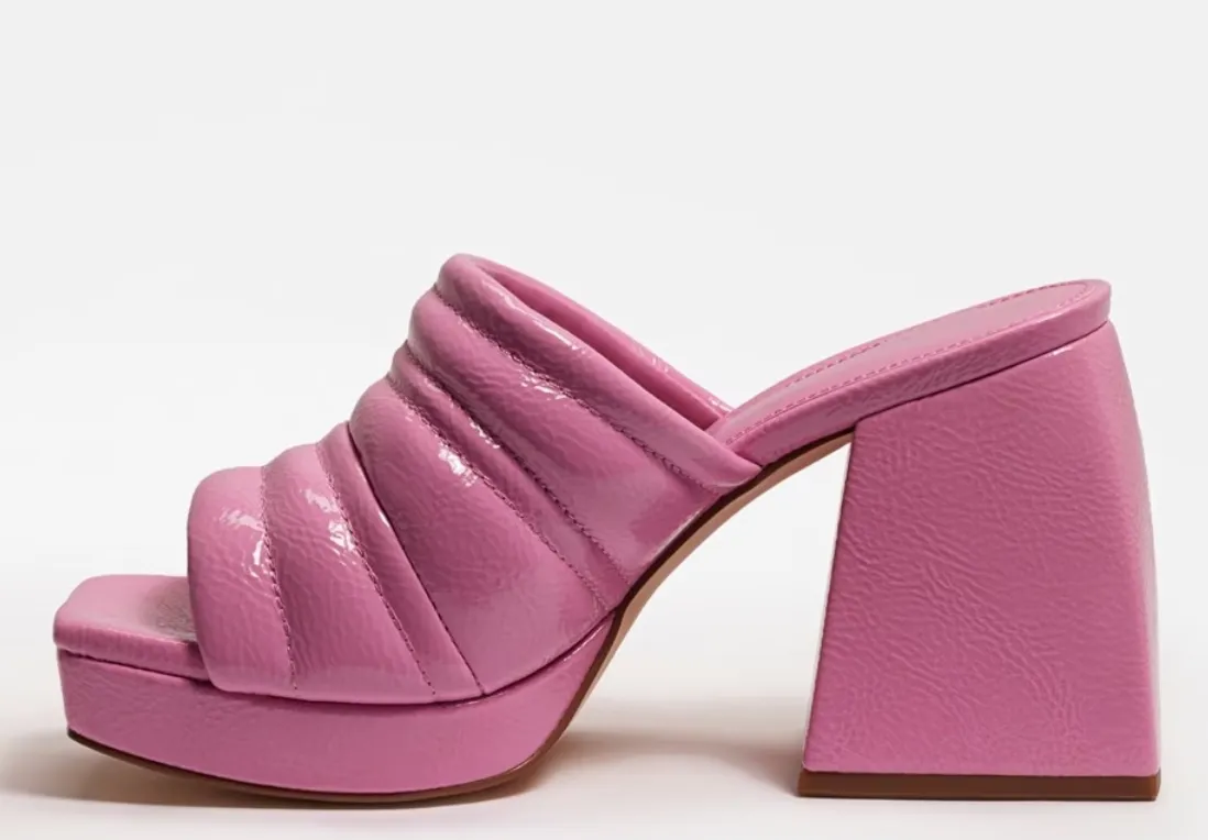 Pink Wedge Heel