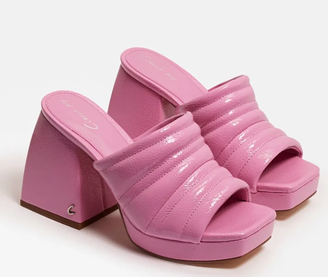 Pink Wedge Heel