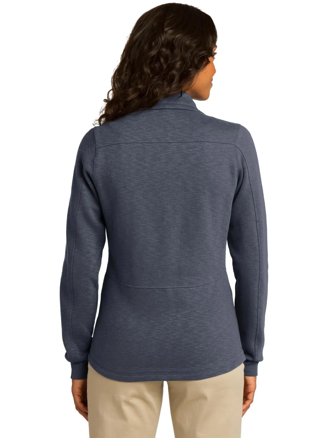 Port Authority Ladies Slub Fleece Full-Zip