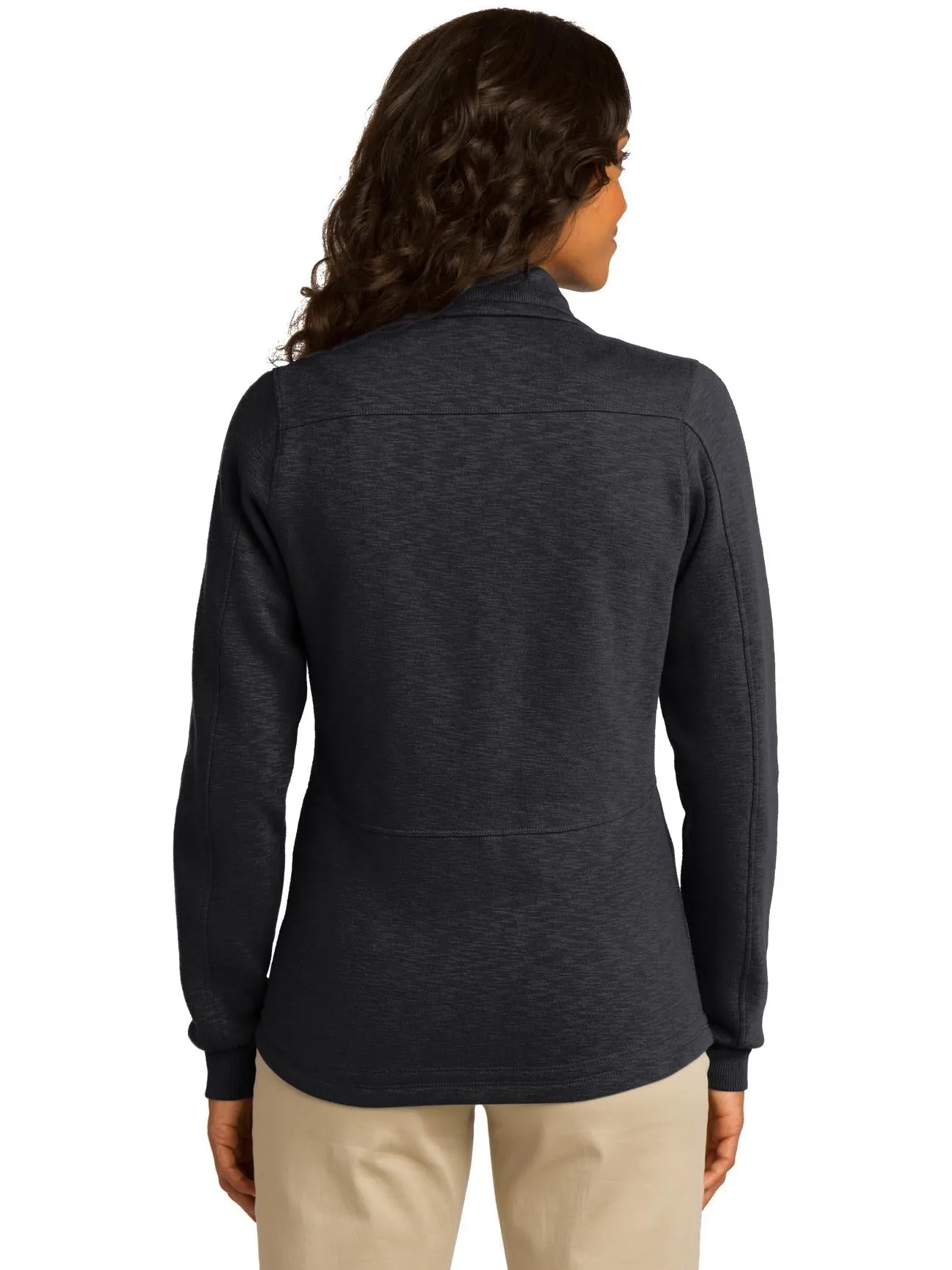 Port Authority Ladies Slub Fleece Full-Zip