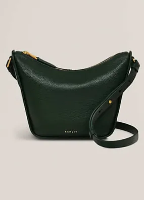 Radley London Oak Street Small Ziptop Racing Green Crossbody Bag