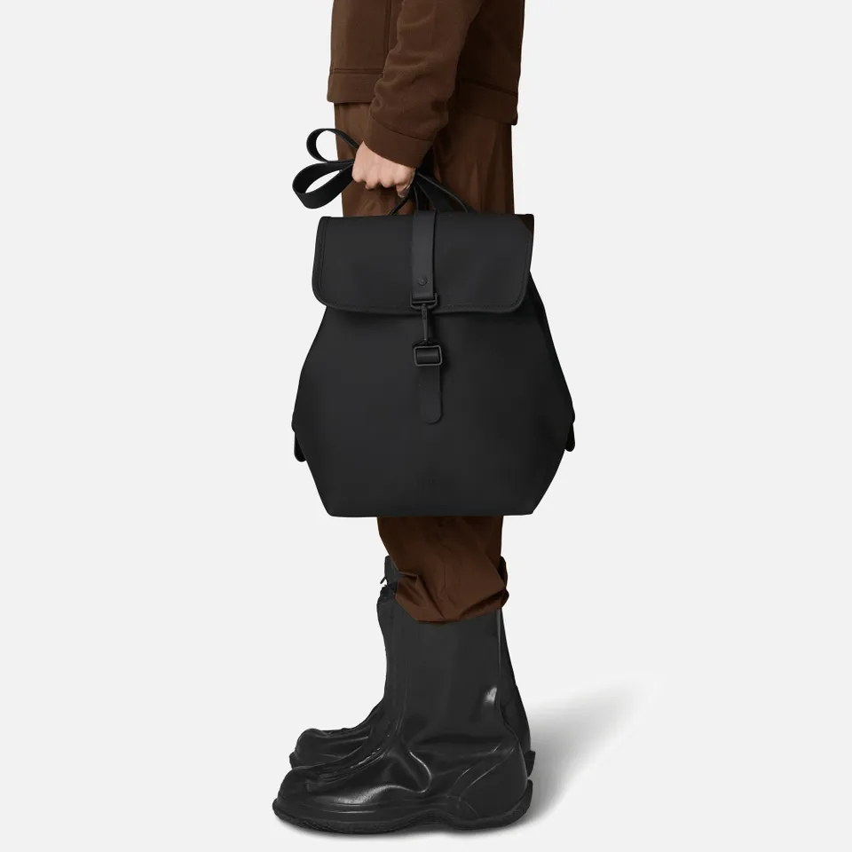 Rains W3 Matte Shell Bucket Backpack