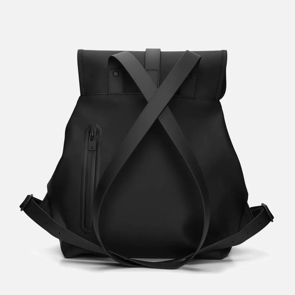 Rains W3 Matte Shell Bucket Backpack