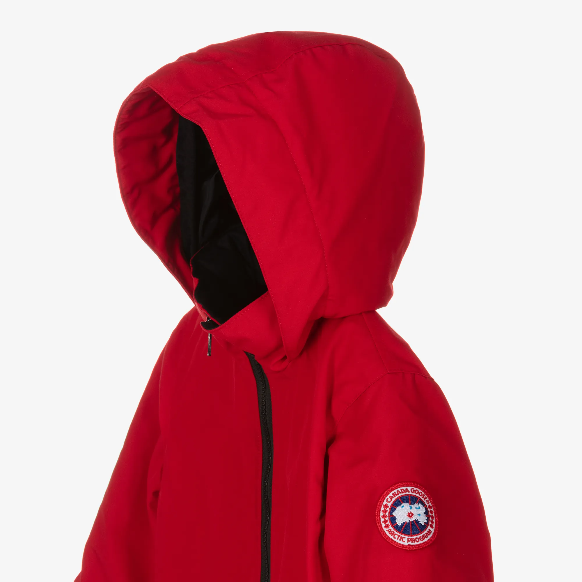 Red Down Padded Grizzly Snowsuit