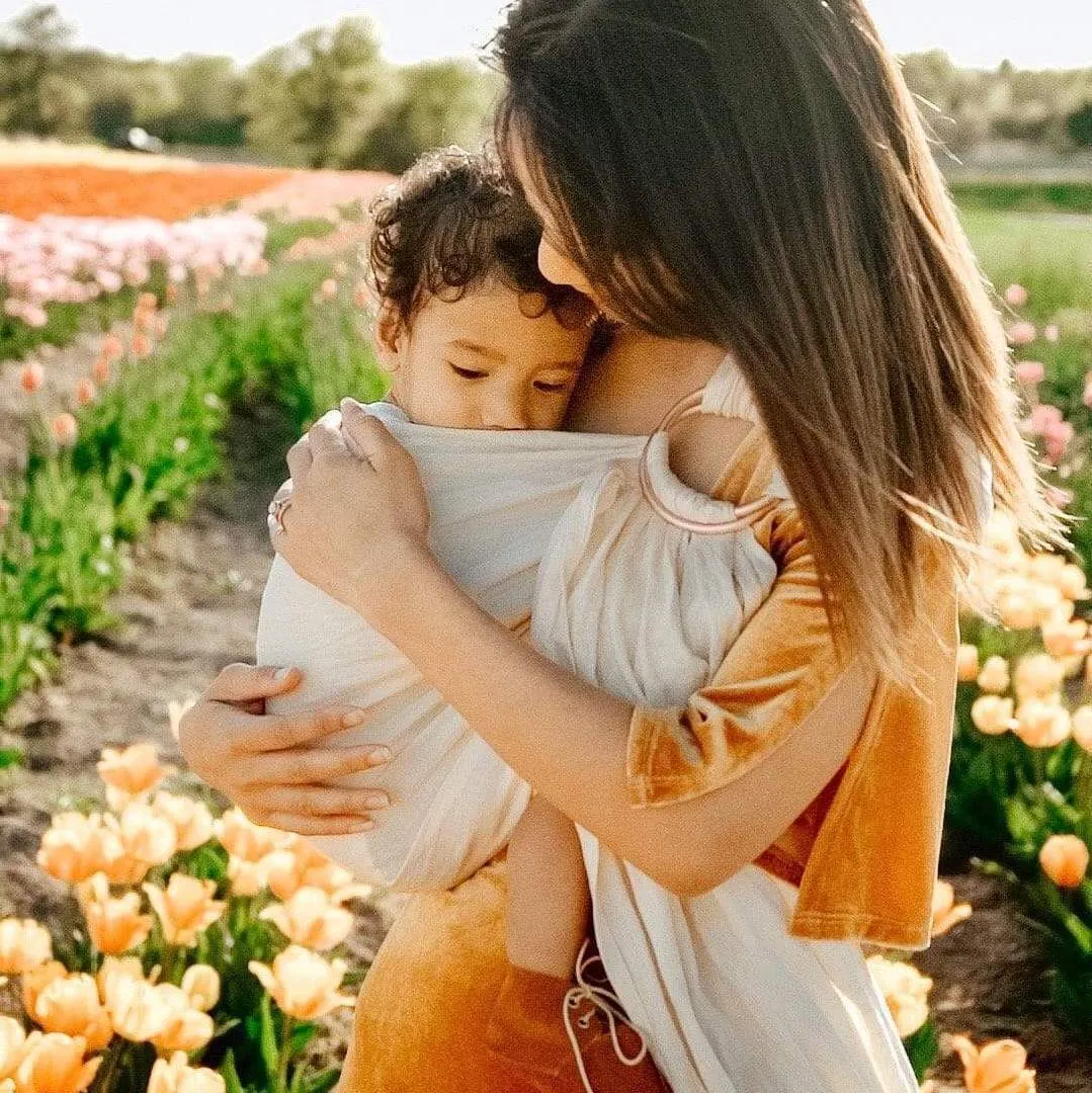 Ring Sling in Aspen with Rose Gold Rings