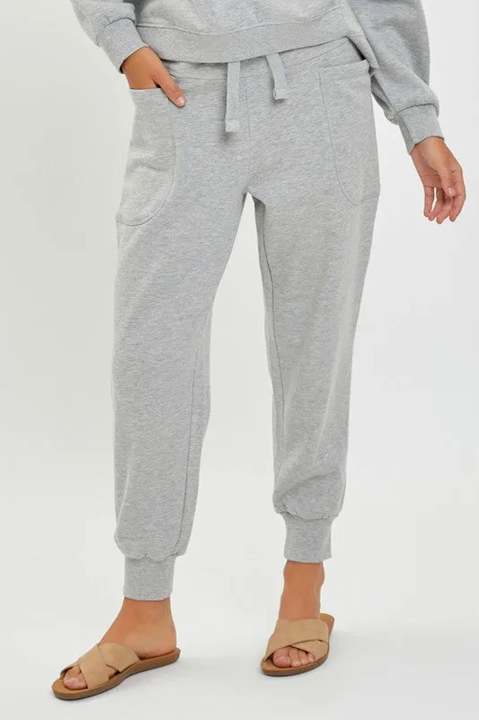 RISEN High Rise Side Pocket Joggers - 4 Colors