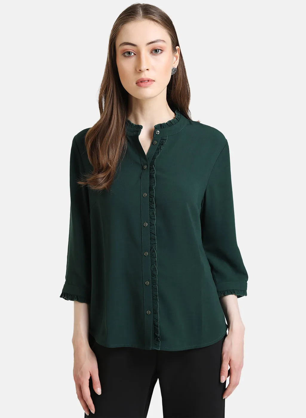 Ruffle Detailed Shirt