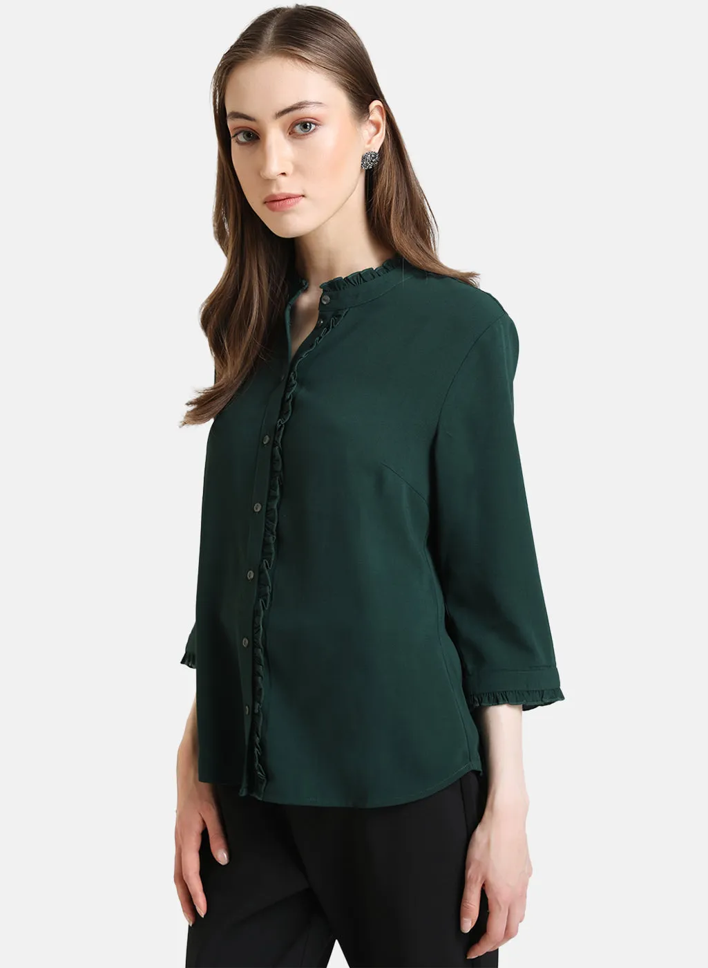 Ruffle Detailed Shirt