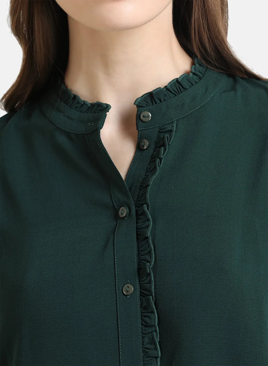 Ruffle Detailed Shirt