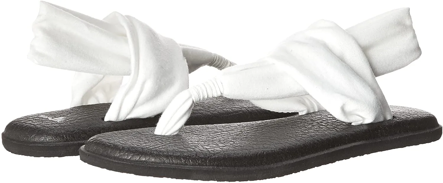 Sanuk Women's Yoga Sling 2 White Sandals - Women's