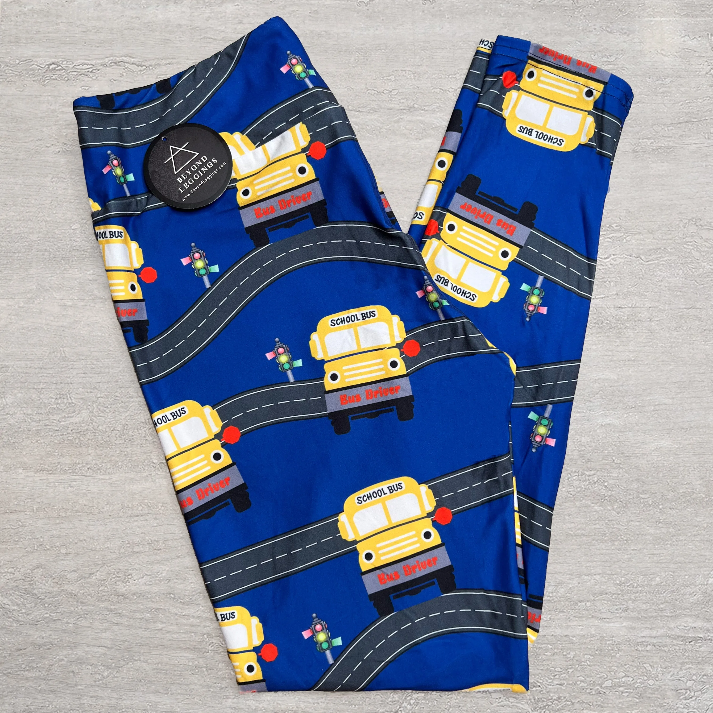 School Bus Driver Soft Leggings