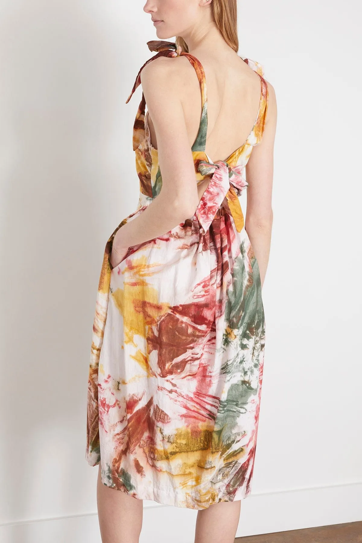 Segun Tie Dye Cut Out Dress in Multi