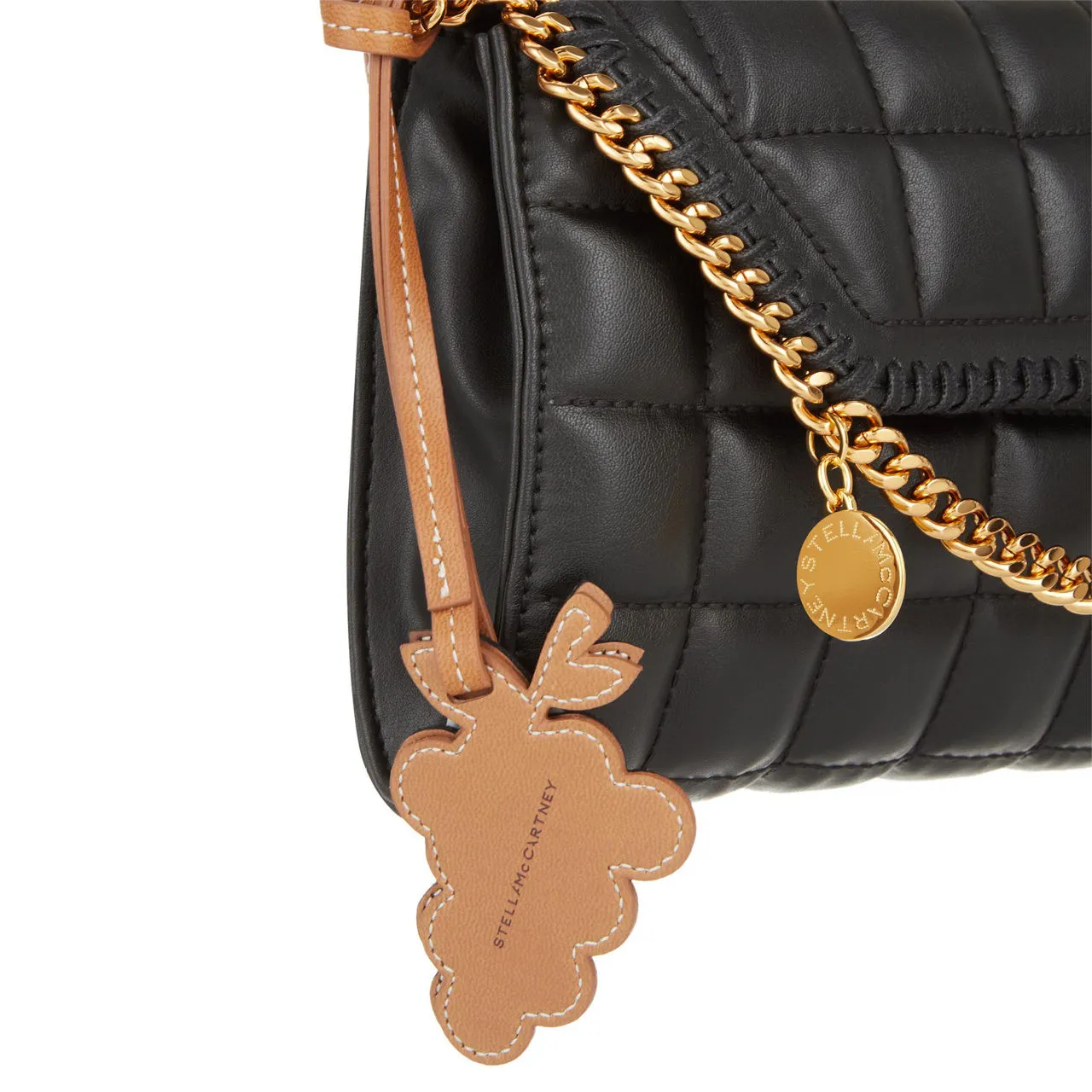 STELLA MCCARTNEY Falabella Quilted Mini Crossbody Bag - Black