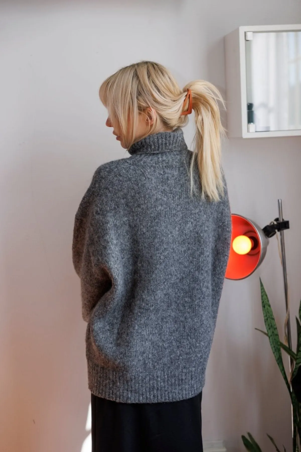 Uma Rollneck Sweater - Granite