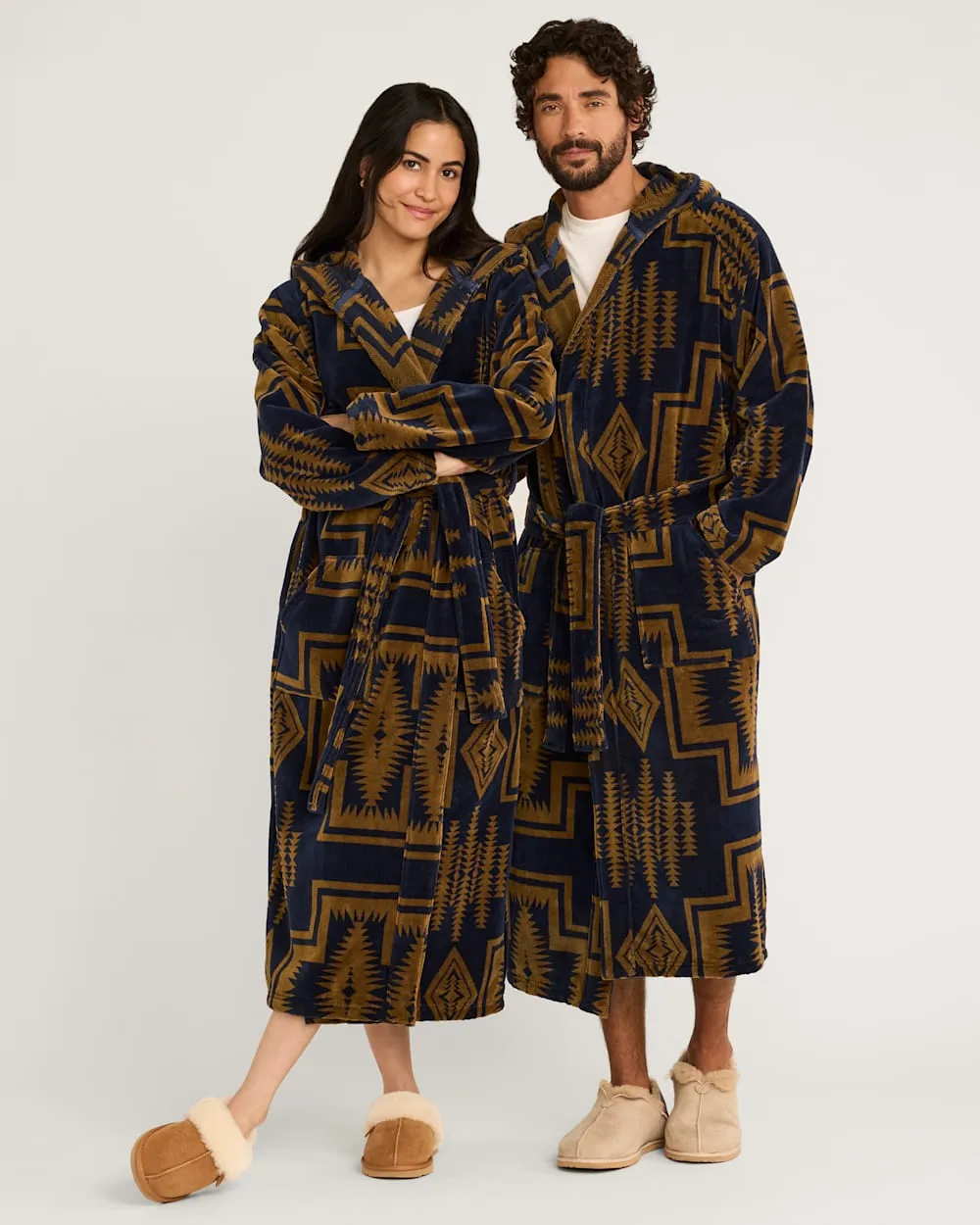 UNISEX HARDING COTTON TERRY VELOUR ROBE